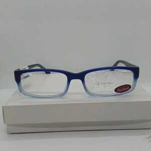 NWT MEN'S HEARTLAND EYEGLASS FRAMES C111 BLUE FADE